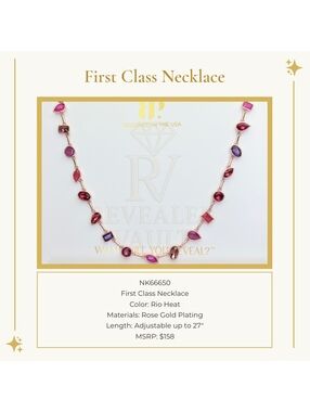 First Class Necklace - Rio Heat - Jewel Candy Destinations 2026